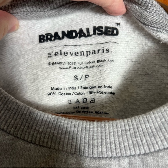 BRANDALISED by ELEVENPARIS Bored to Death Bored Reaper Crewneck Sweatshirt - Picture 5 of 6